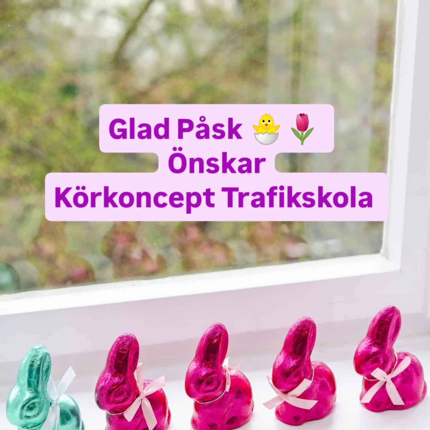Glad påsk! 🐣🌷 

Till dig som kämpar med körkortet – fortsätt framåt! Varje lektion och varje stund med teorin tar dig närmare målet. Vi tror på dig 💜 

Passa på att vila, ladda om och kanske mängdträna lite extra under ledigheten.

Vi finns här hela vägen!

/ Körkoncept Trafikskola

#körkoncepttrafikskola #trafikskola #körskola